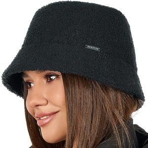 Braxton Women   Fuzzy Bucket Winter Plush Faux Fur  Fluffy Sherpa Bucket Hat